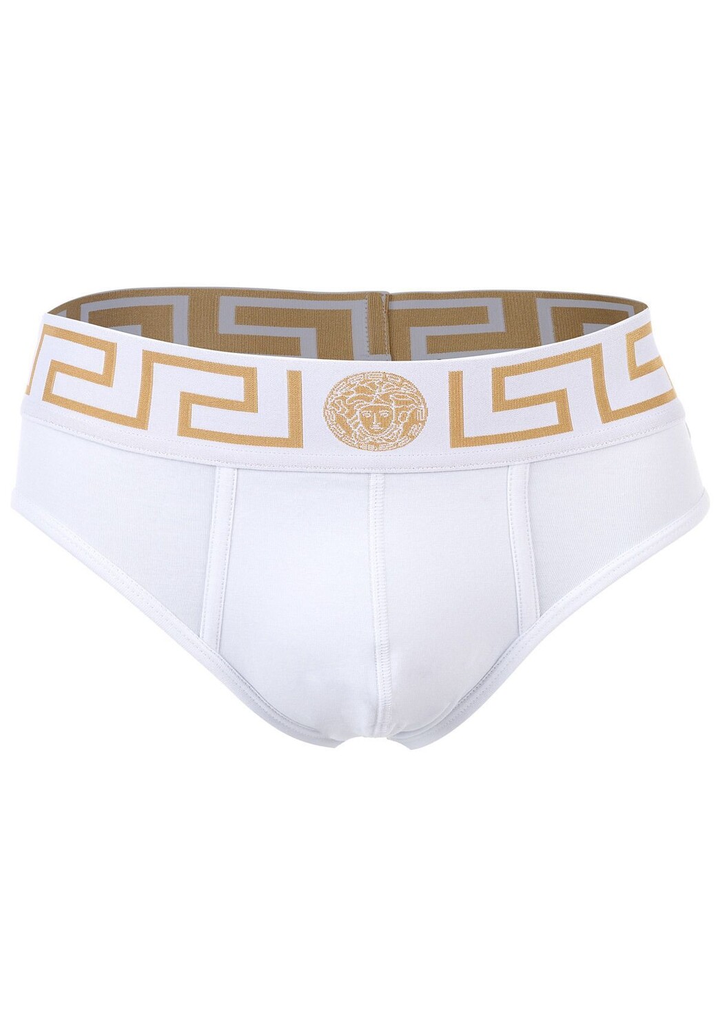 

Трусы мужские - ТОПЕКА, хлопок стрейч, однотонные VERSACE, белый