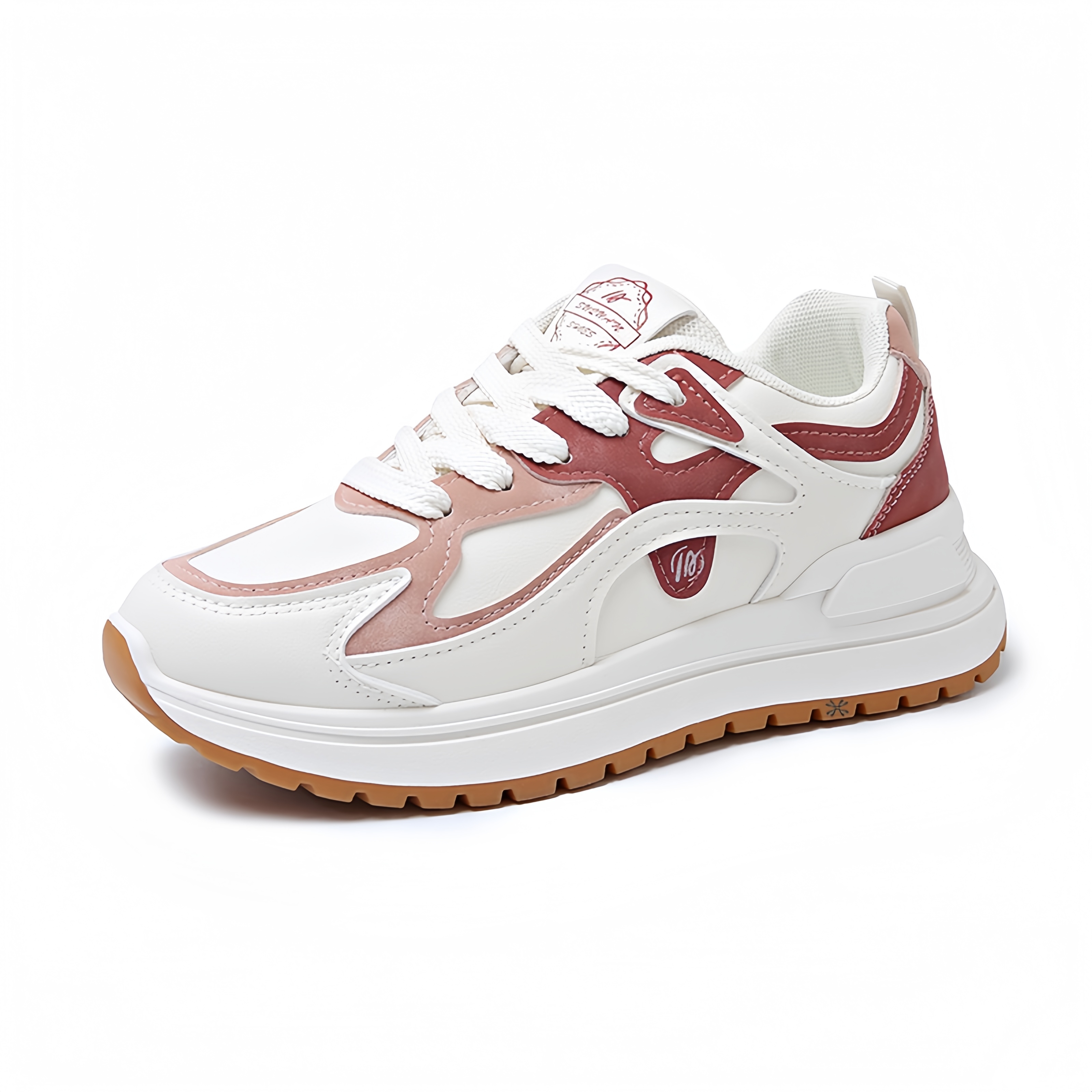 

Износостойкая противоскользящая детская обувь для подростков YUZHAOLIN, бежевый/розовый