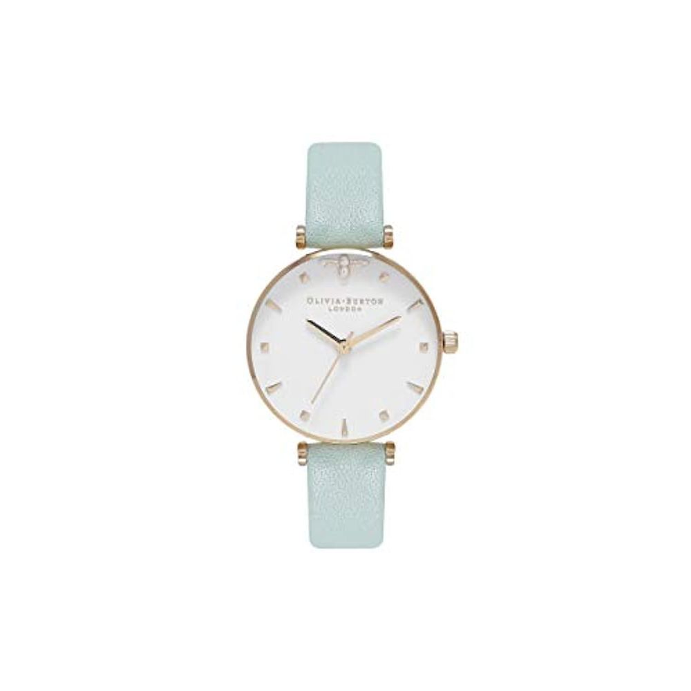 

Часы из зеленой синтетической кожи Olivia Burton