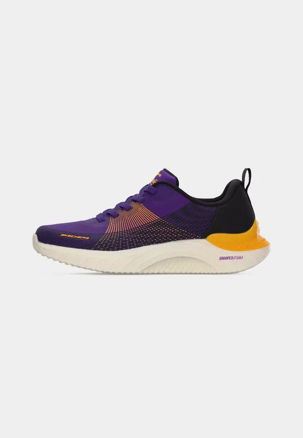 Кроссовки snoop ace Skechers, Purple/Yellow/Hot Melt — фото 2
