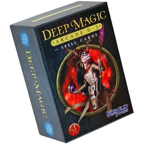 

Ролевая игра Kobold Press Deep Magic Spell Cards: Arcane 0-3 (D&D 5E Compatible)