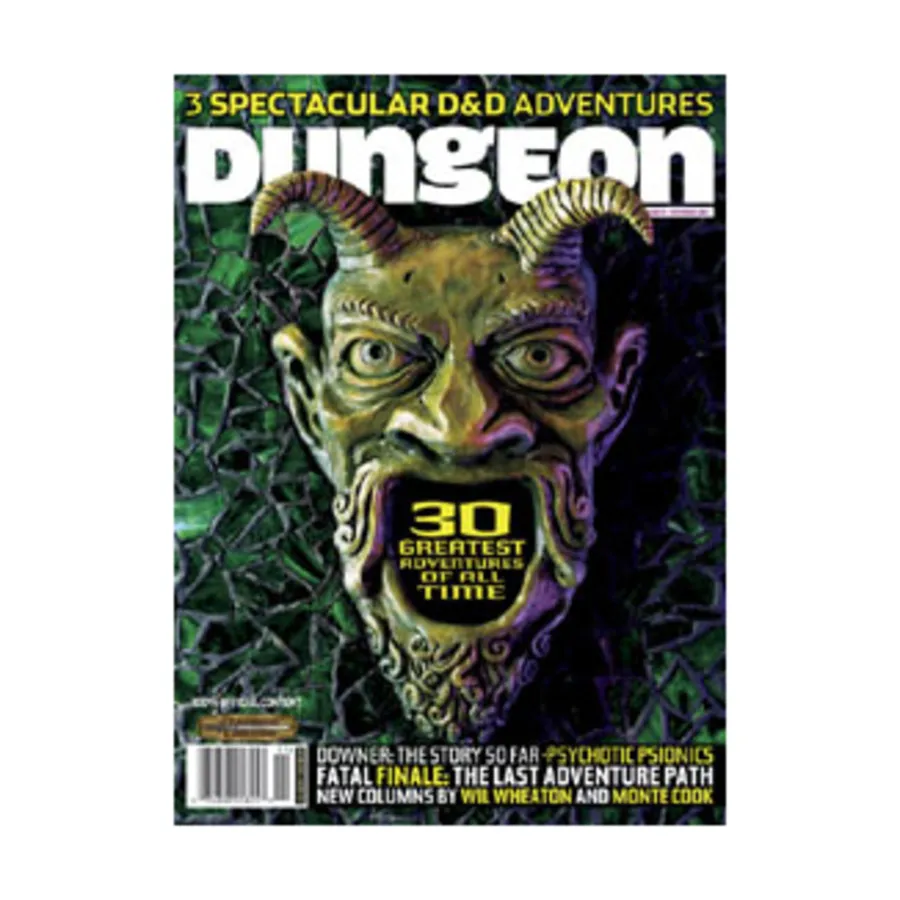 

Журнал #116 "30 Greatest Adventures of All Time", Dungeon Magazine #101 - #150