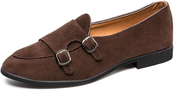 

Мужские повседневные туфли без шнурков Hhhchpm, коричневый