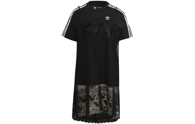 

Adidas Originals Женские шорты-платье с рукавами, цвет Black