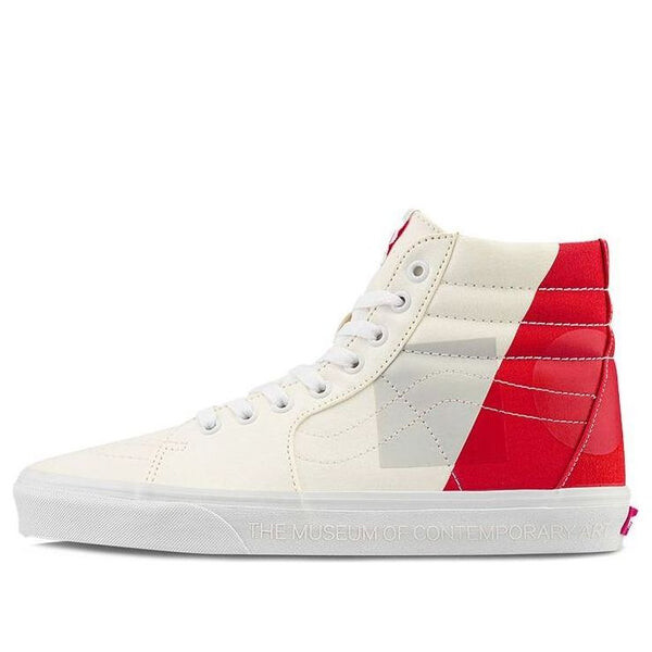 

Кроссовки moca x sk8-hi 'logo marshmallow' Vans, красный