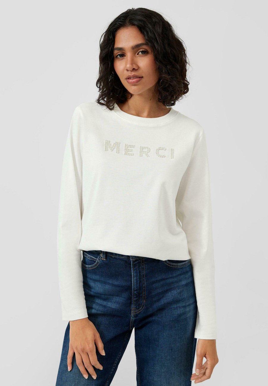 

Топ s.Oliver Long sleeved top, Ecru/Off-White