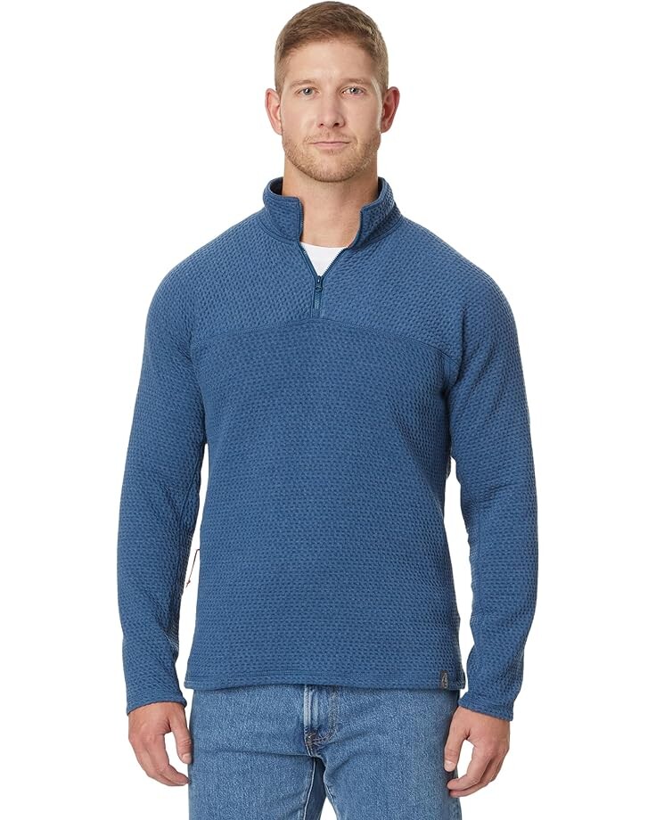 

Толстовка L.L.Bean Ridgeknit Quarter Zip, цвет Dark Marine Blue