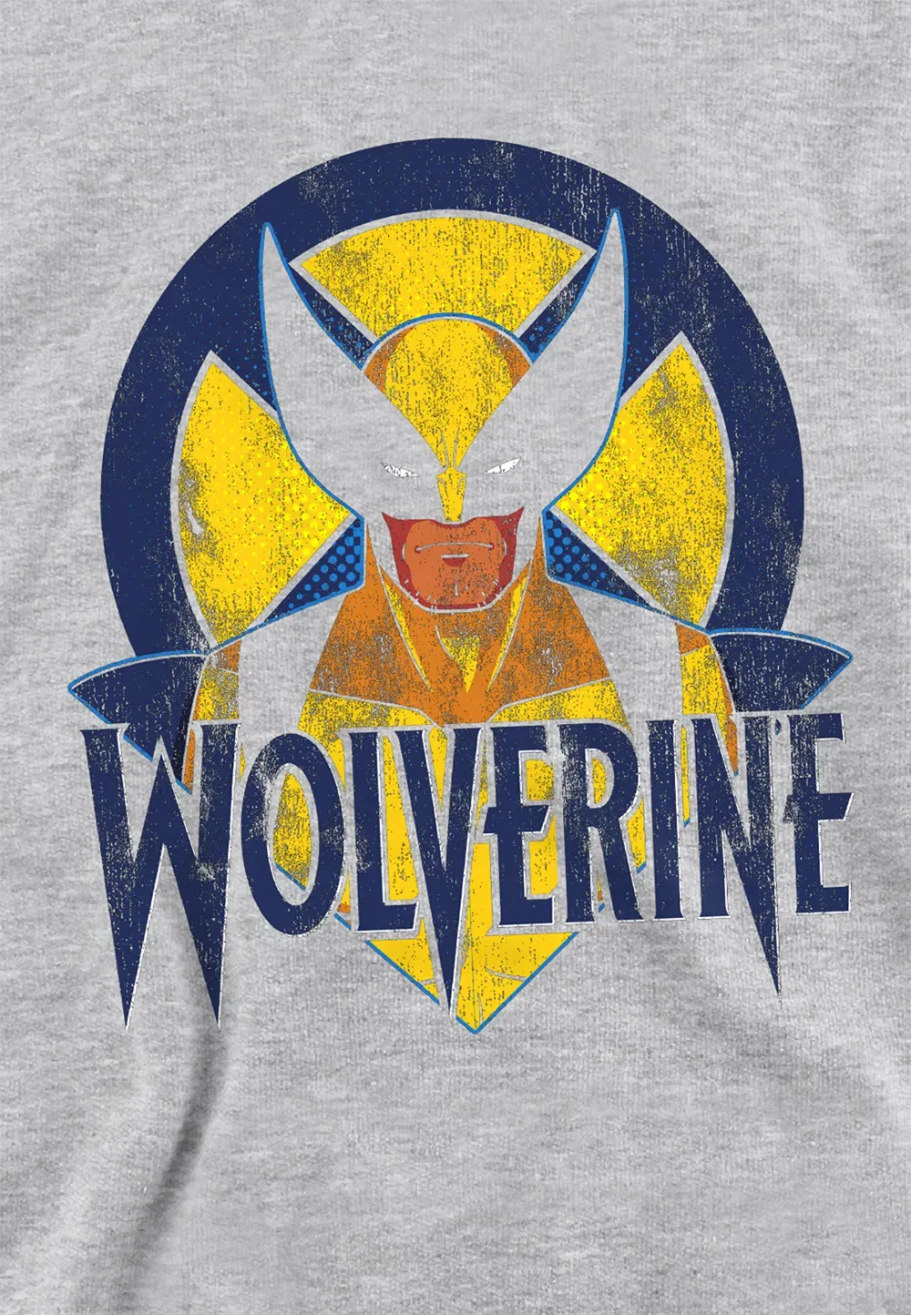 Детский худи Marvel X-Men Retro Wolverine, серый — фото 2