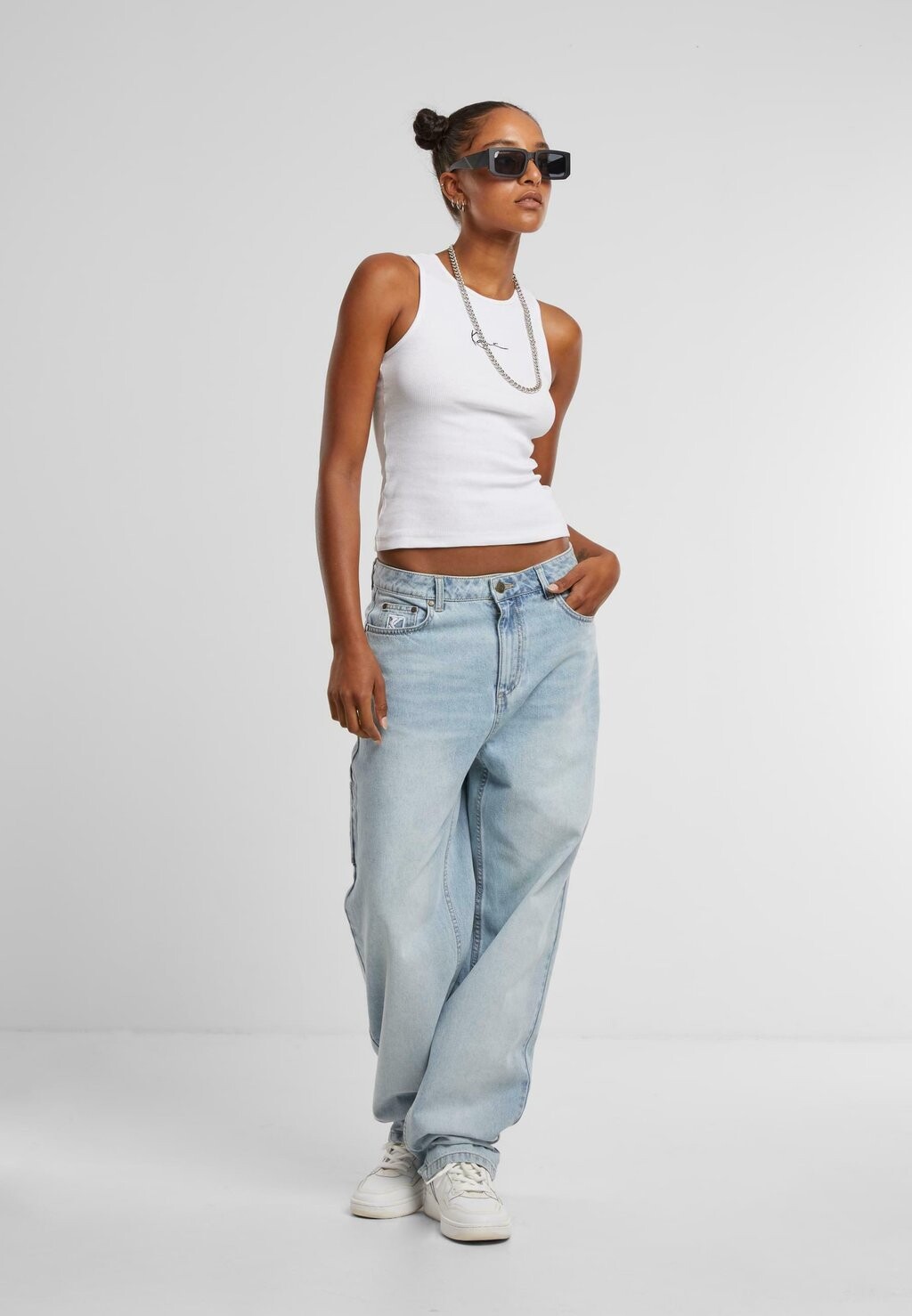 

Джинсы свободного кроя WORKWEAR Karl Kani, светло-голубой