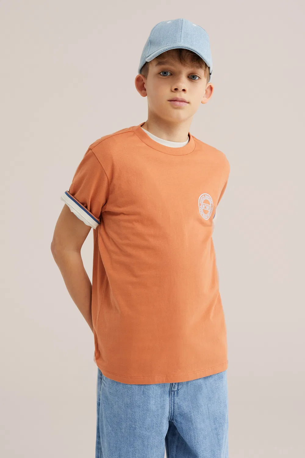 Футболка We Fashion, Mandarine — фото 3