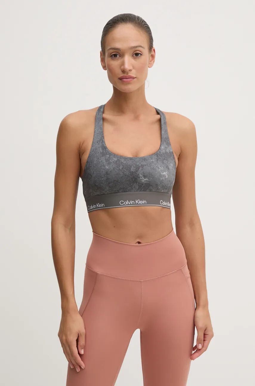 

Спортивный бюстгальтер Calvin Klein Performance, серый