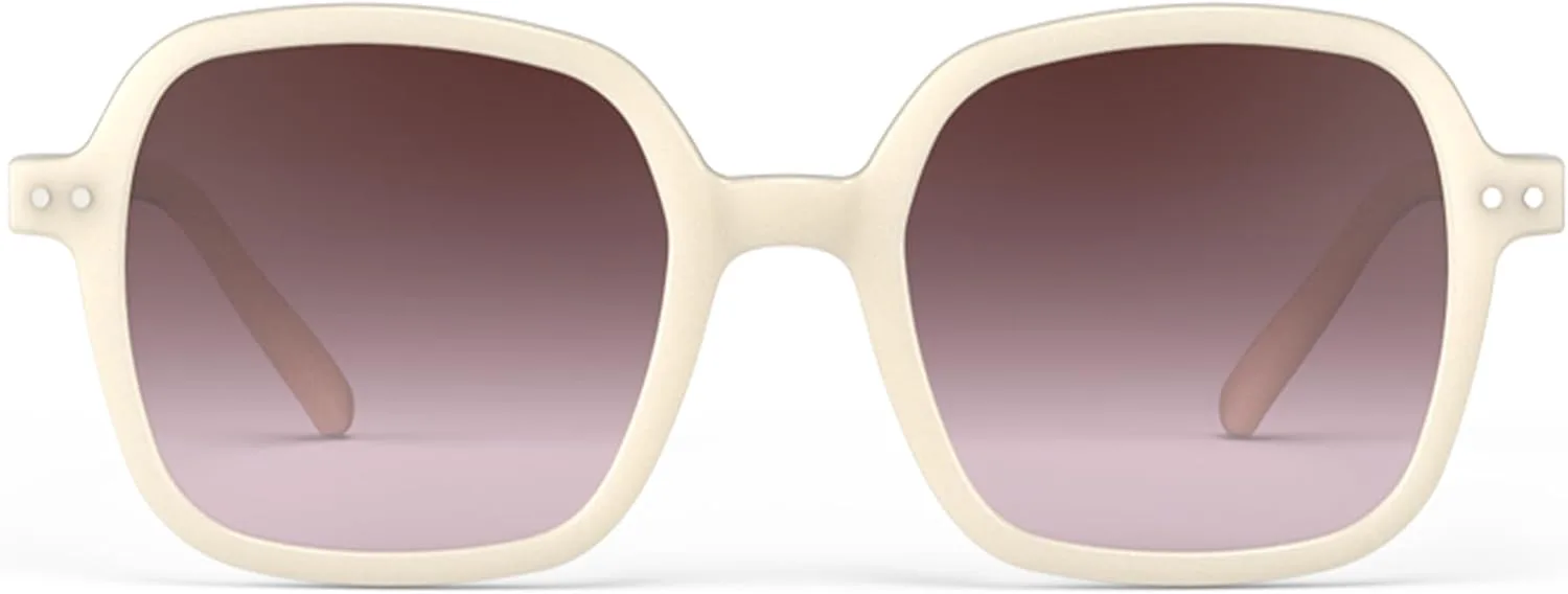 

Солнцезащитные очки IZIPIZI SUN # OFFICE квадратной формы для мужчин и женщин, 100% защита от УФ-излучения, устойчивые к царапинам, серые линзы, Vintage Cream