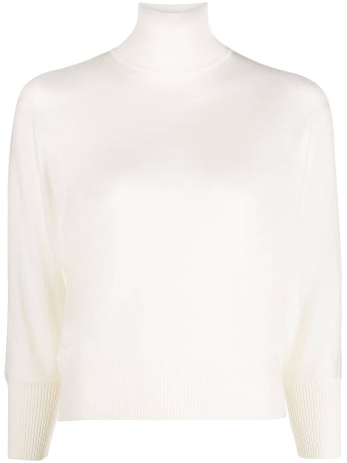 

Max Mara шерстяной топ с высоким воротником, белый
