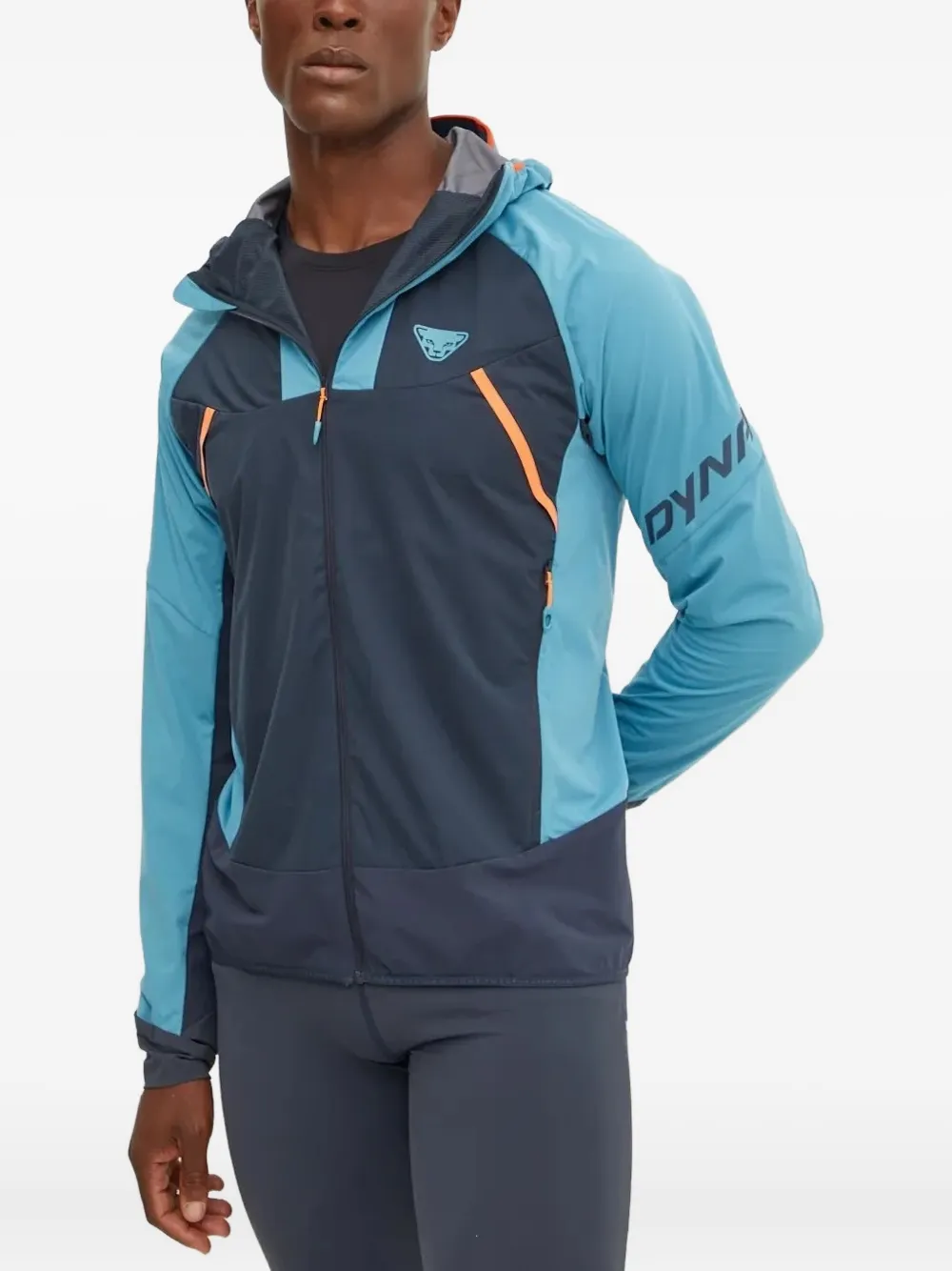 

Легкая куртка с капюшоном и панелями DYNAFIT, синий