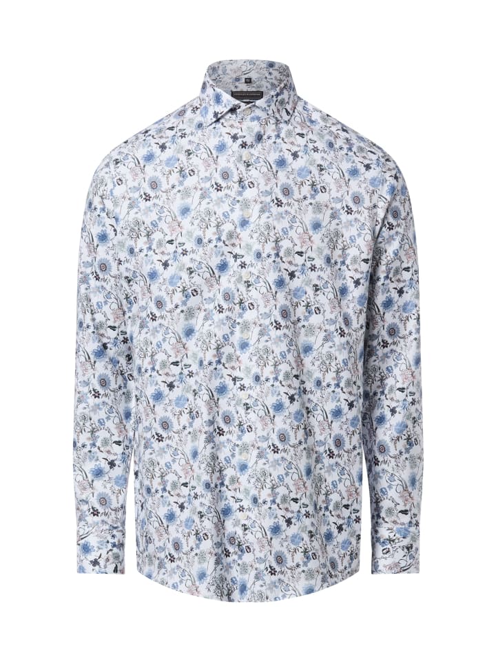 

Finshley & Harding Рубашка белого и светло-голубого цвета