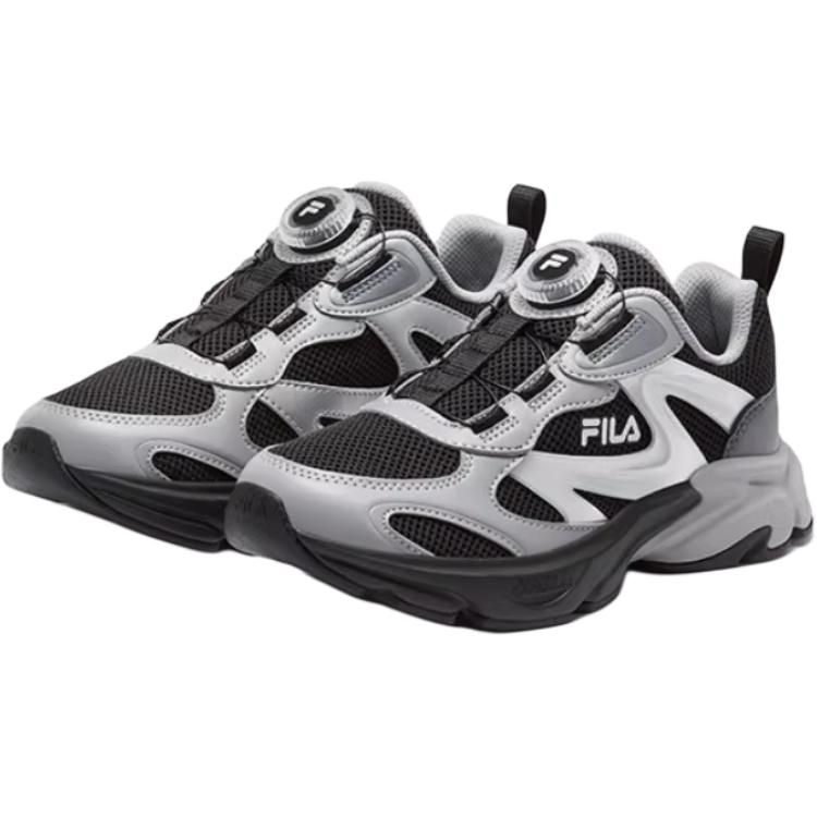 Кроссовки для бега для детей с низким верхом FILA KIDS, черный/серый — фото 2