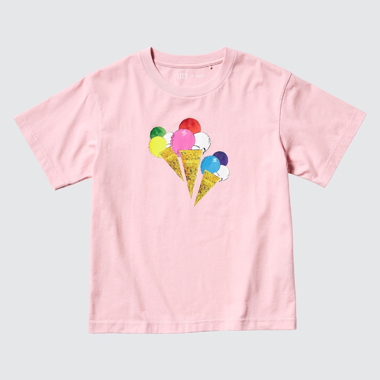 

Футболка UNIQLO Ny Pop Art Ut с графикой, розовый