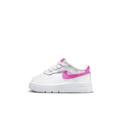 

Кроссовки Nike Force 1 Low EasyOn, цвет White/Laser Fuchsia