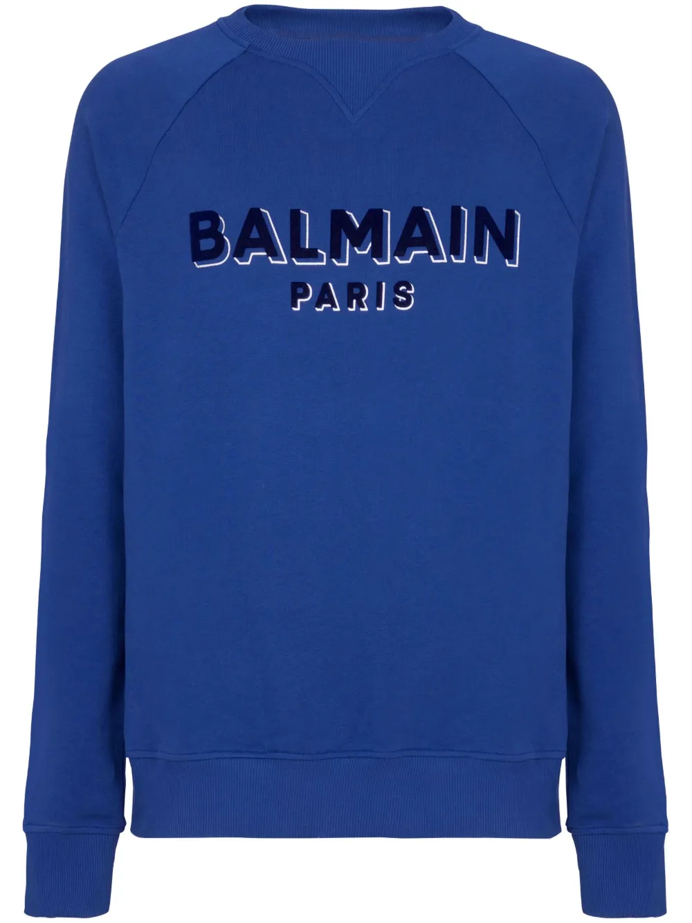 

Толстовка с логотипом BALMAIN, синий
