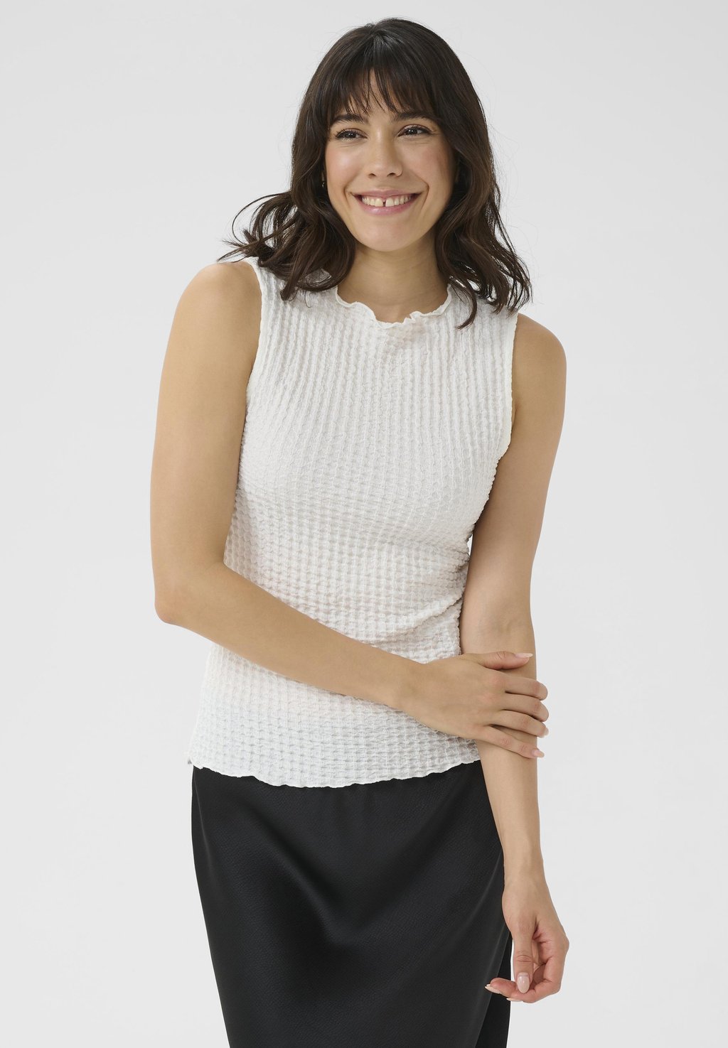 

Топ KALIMA - Blouse Kaffe, кремовый