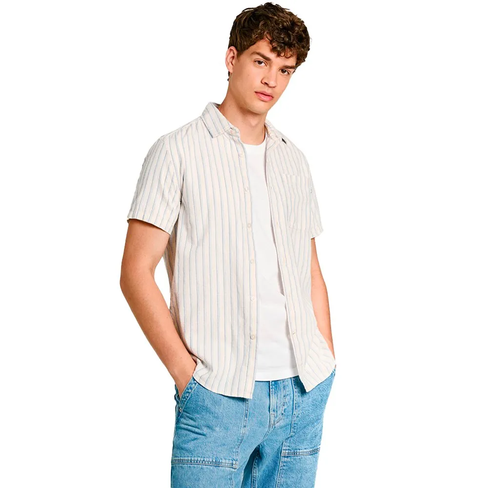 

Рубашка с коротким рукавом Pepe Jeans Maco, белый