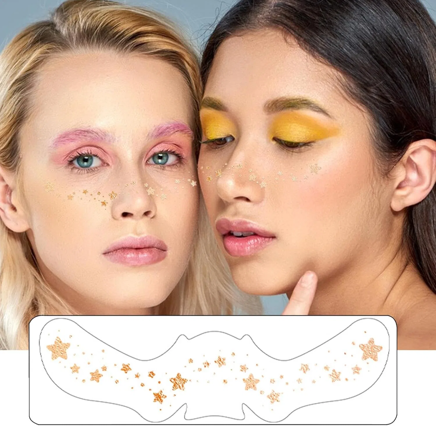 Наклейки для макияжа Speckle Patch, 6 шт, Vista Print, водостойкие — фото 2