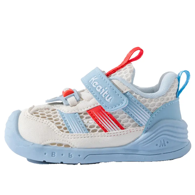 

Дышащие нескользящие низкие детские ботиночки для малышей Bradmiller, синий