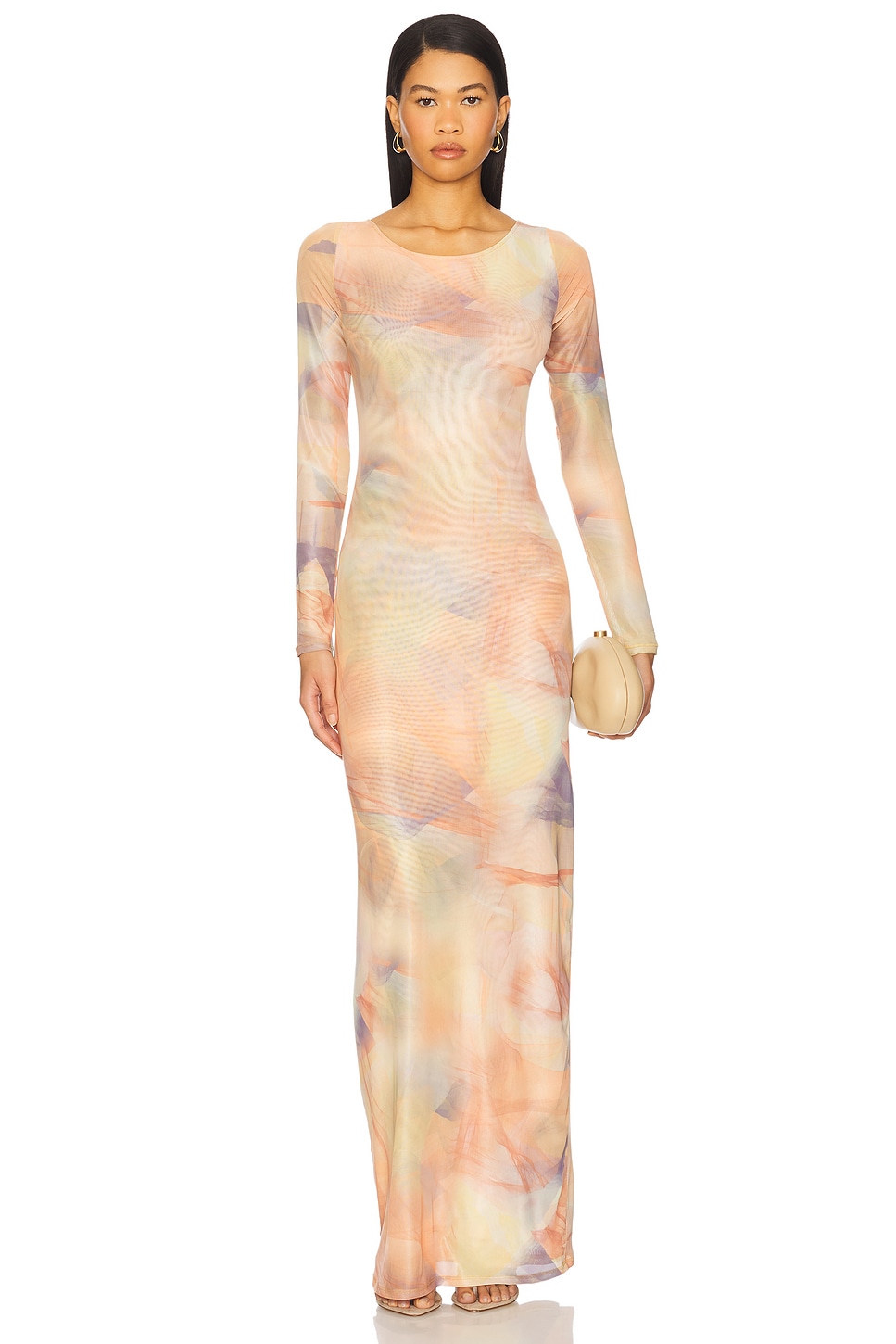 

X revolve платье andrea Ronny Kobo, pastel multi