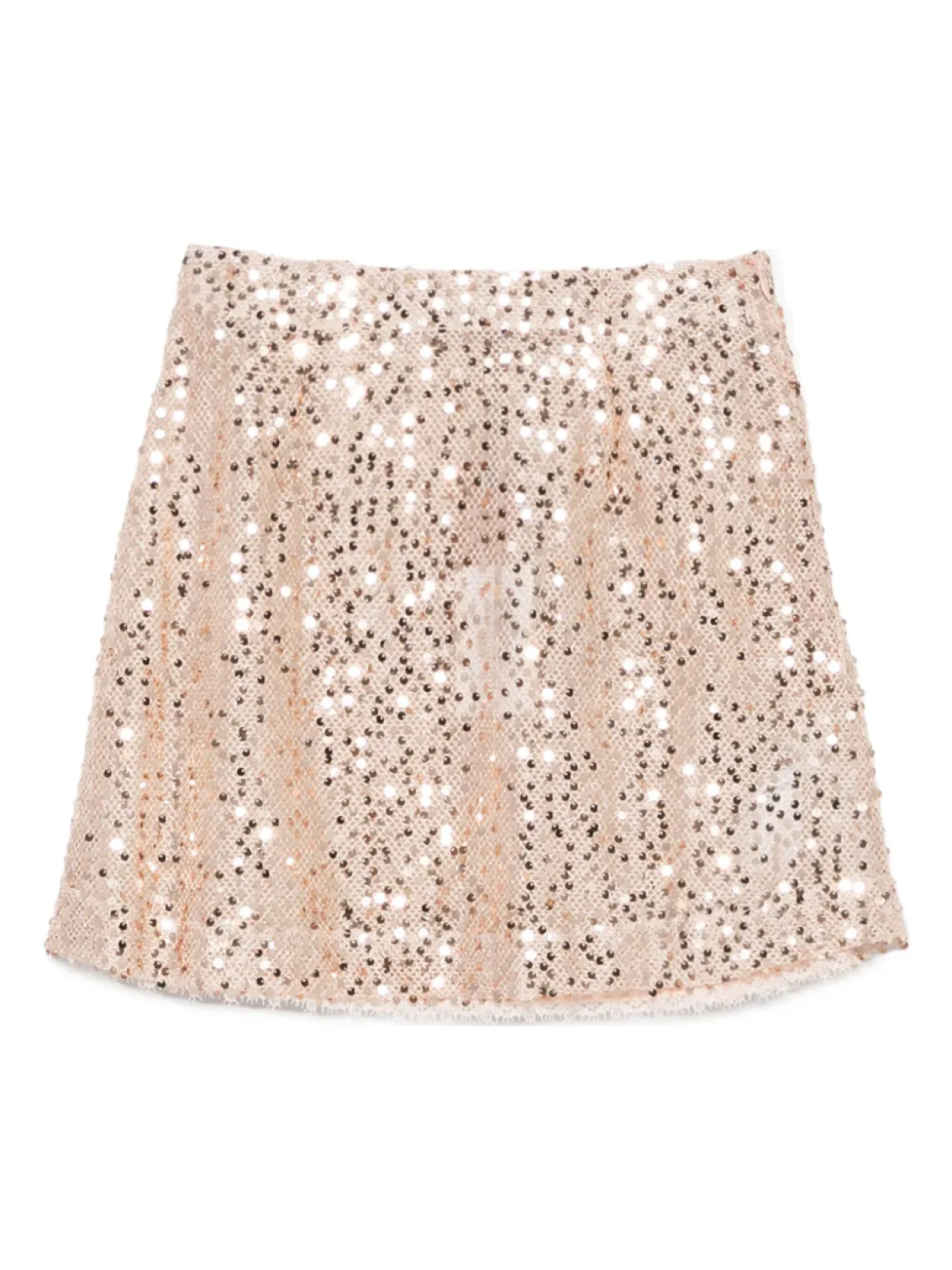 

Юбка мини с пайетками Ermanno Scervino, нейтральный