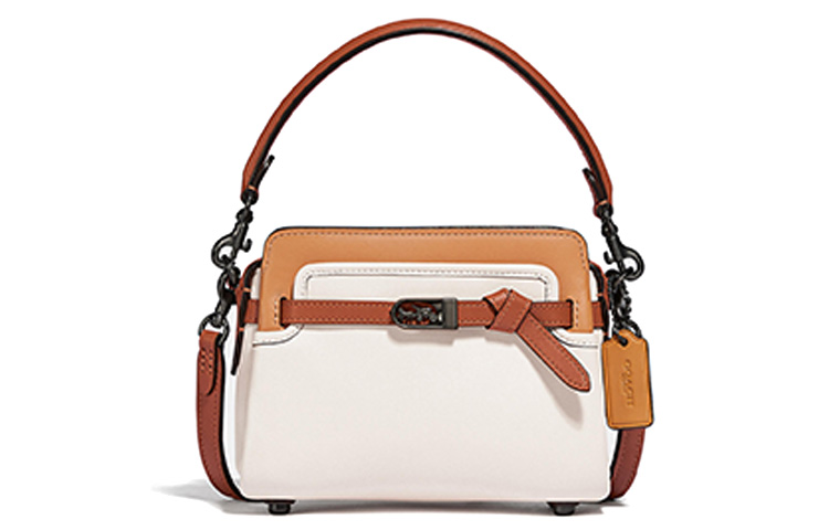 

Кожаная женская сумка через плечо с одним ремнём, кроссбоди Trumpets COACH