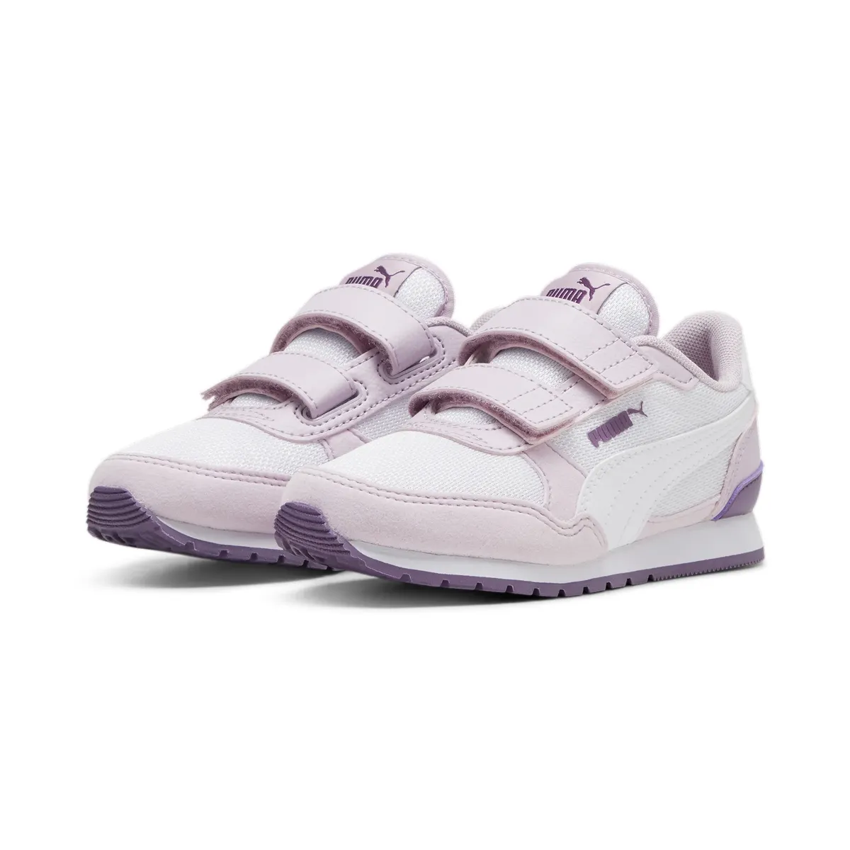 

Кроссовки PUMA "ST RUNNER V3 MESH V PS", цвет Puma White-Grape Mist-Crushed Berry