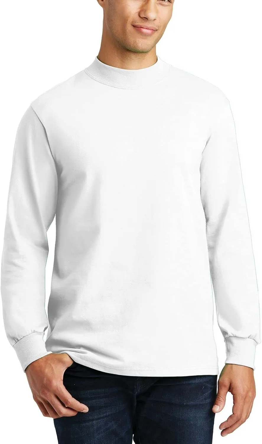 

JustBlanks мужской длинный свитер-пуловер — зимняя верхняя одежда, облегающий, воротник-стойка