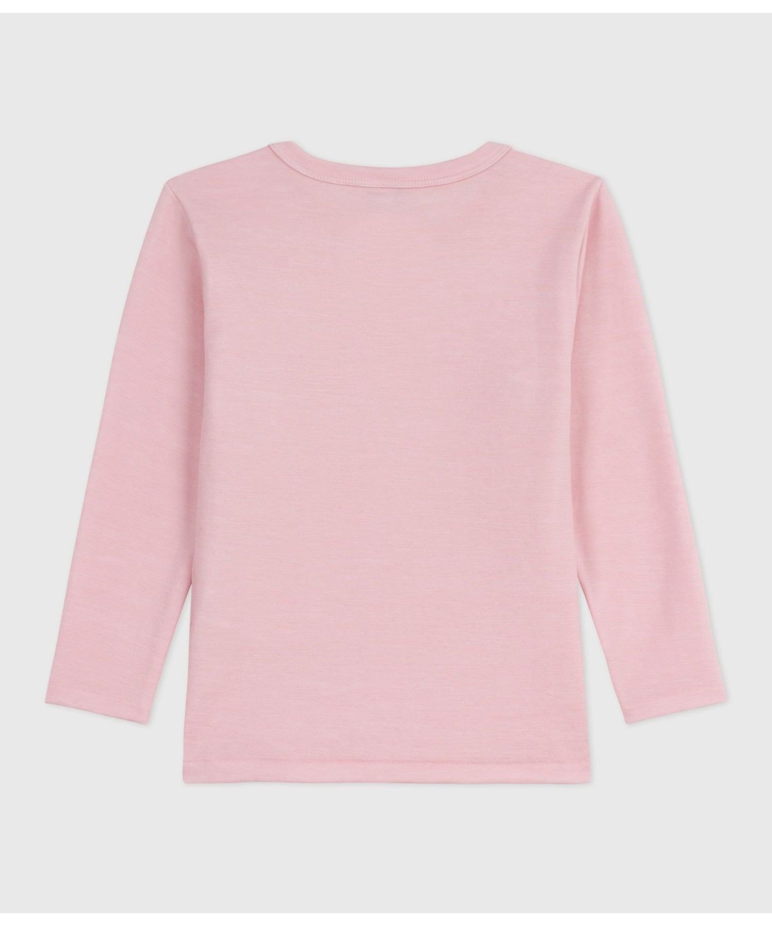 Футболка с длинными рукавами PETIT BATEAU, Light Pink — фото 2