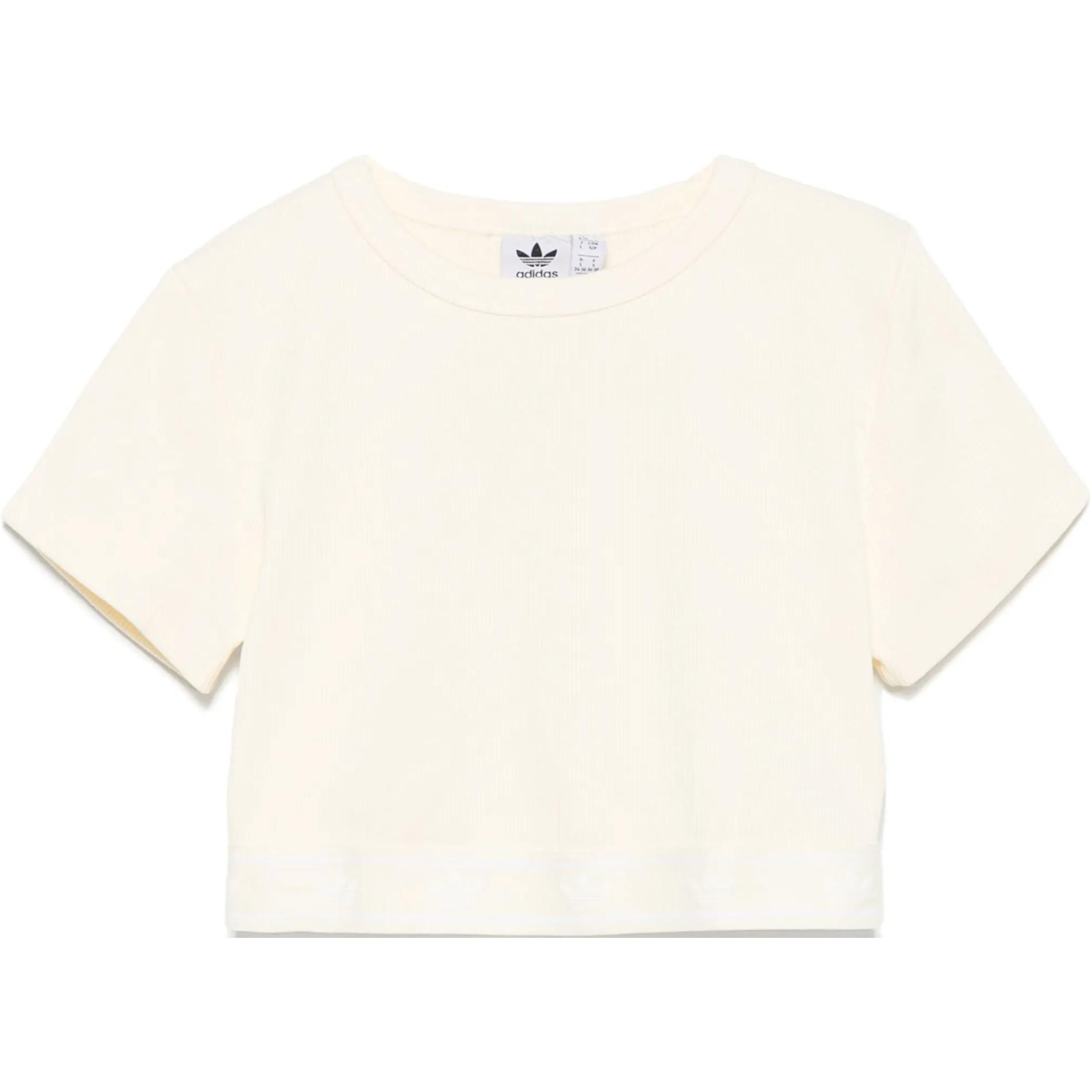 

Футболка Adidas Fine ribbed Adidas Originals, светло-бежевый