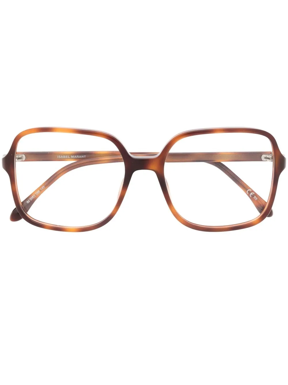 

Очки в квадратной оправе черепаховой расцветки Isabel Marant Eyewear, коричневый