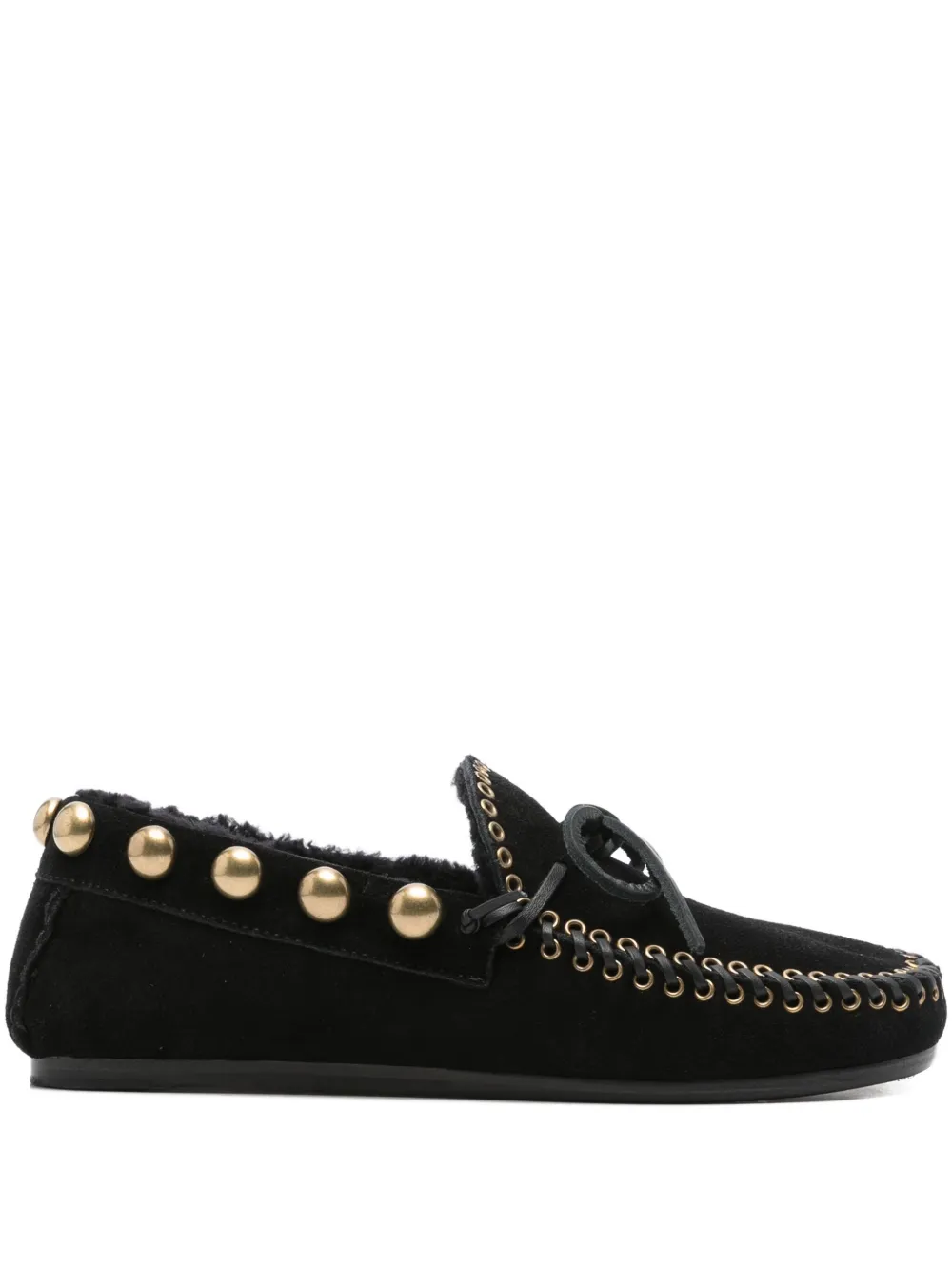 Лоферы с заклепками Isabel Marant, черный