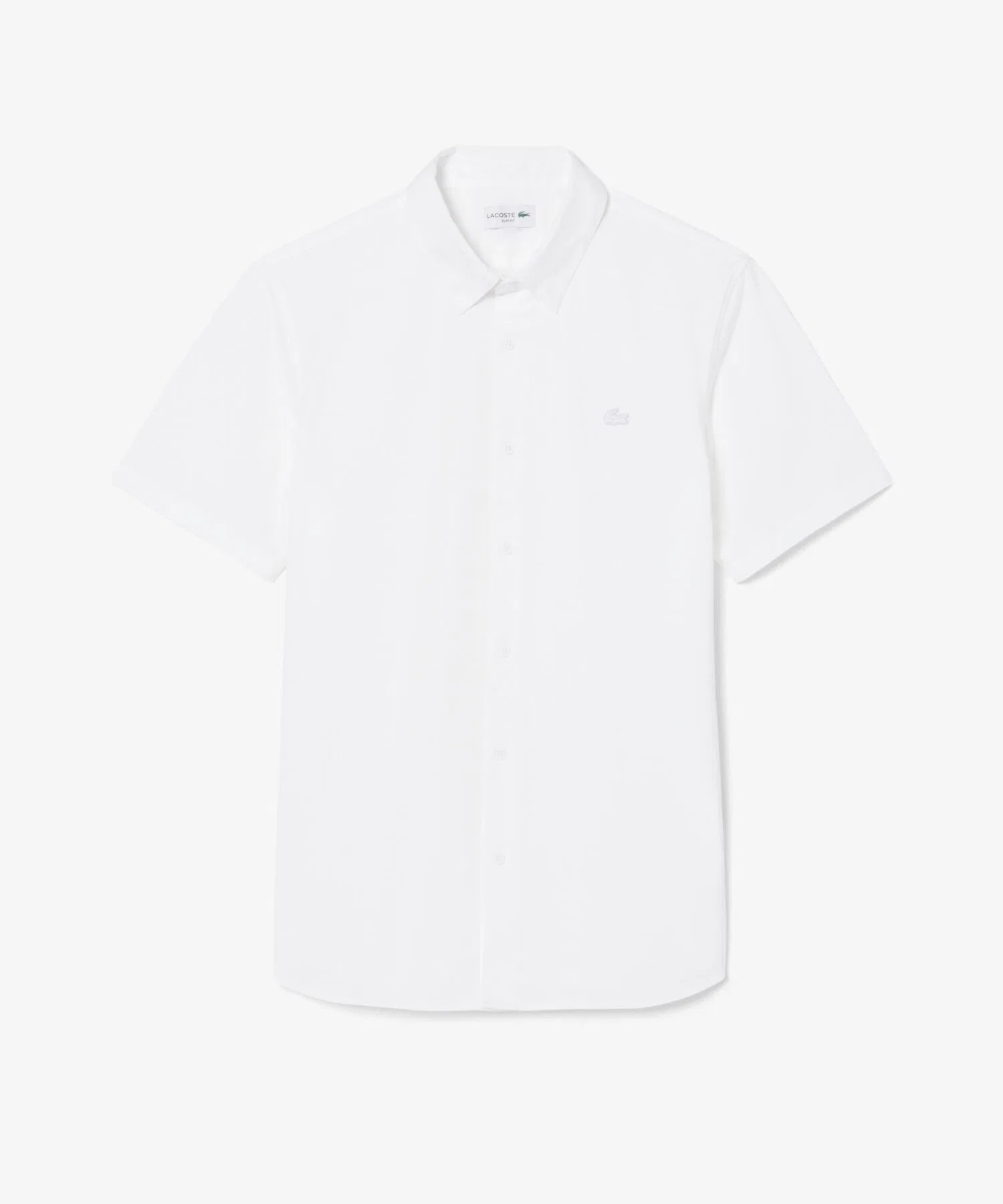 Мужская футболка Lacoste Slim Fit тёмно-синяя — фото 4