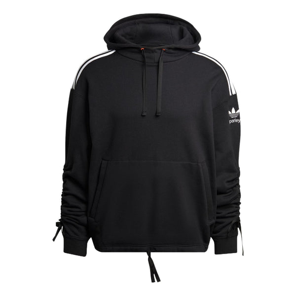 

Толстовка adidas originals Parley Hoodie 'Black White', черный