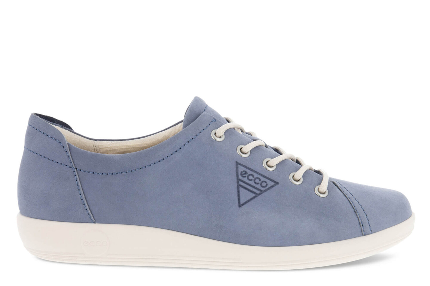 Кроссовки Soft 2.0 w на шнуровке Ecco, синий