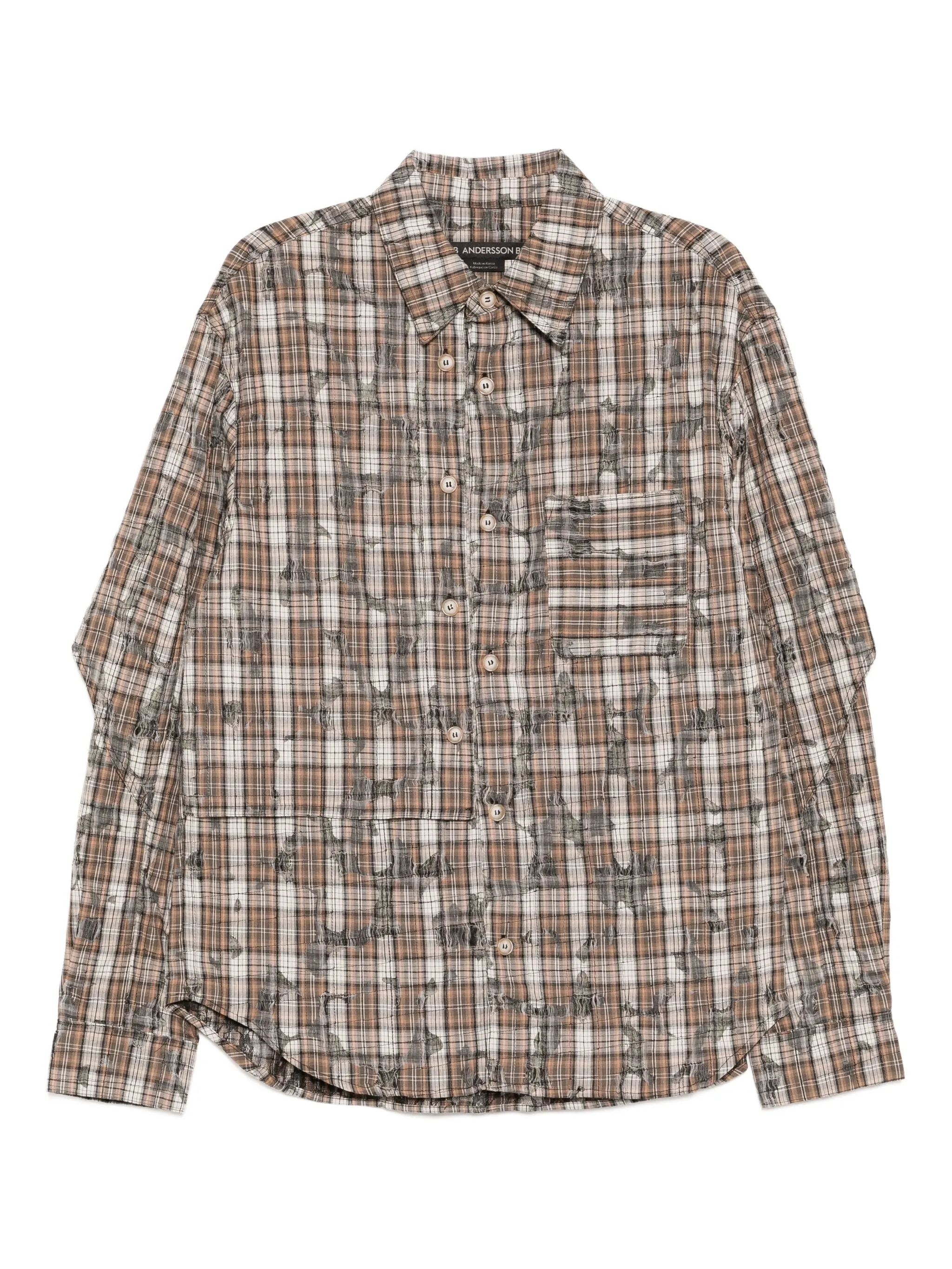 

Многослойная рубашка в клетку Andersson Bell, коричневый