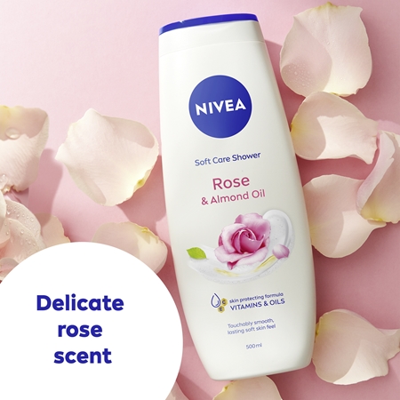 Гель для душа NIVEA Rose & Almond Oil, 500 ml — фото 2