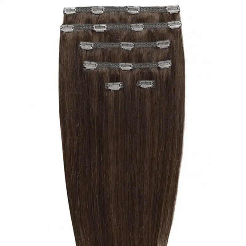 

Накладные волосы gold24 clip-in extensions #4 braun - 60 cm Gold24, #4 braun - 50 cm, количество 1 шт.