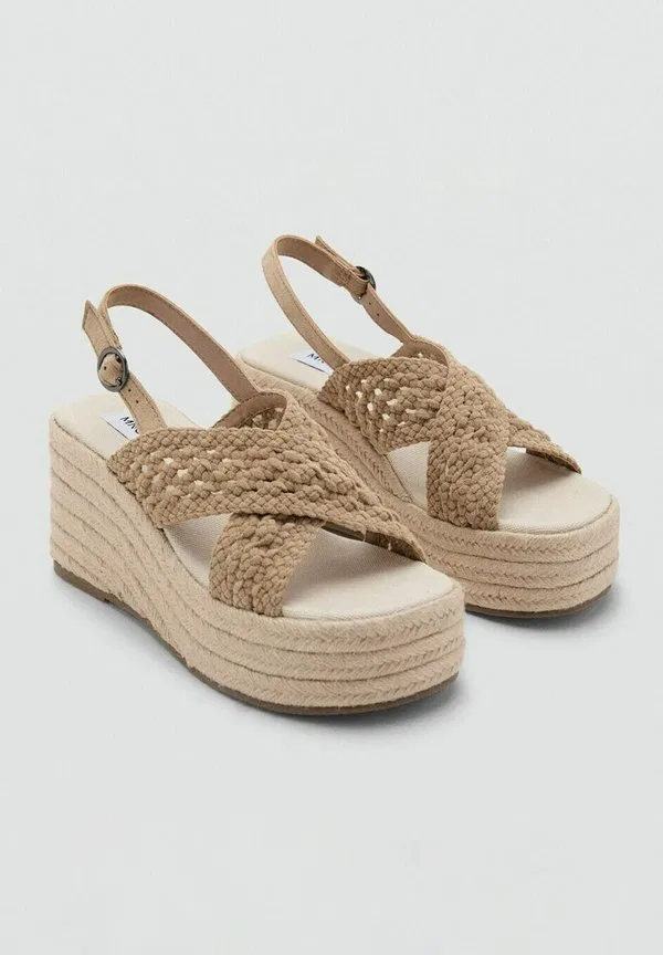 Подростковые сандалии Mango Kids, Light Brown — фото 2