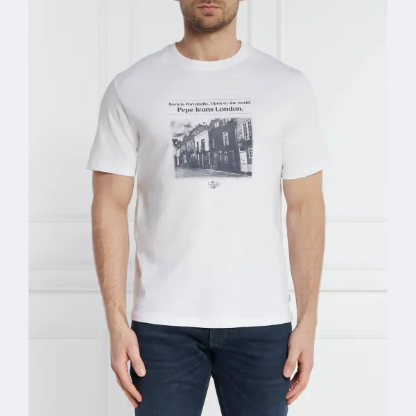 

Футболка Cooper стандартного кроя Pepe Jeans London, белый