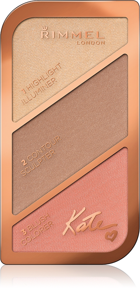 

Палитра для контурирования Kate Rimmel, atspalvis 002 coral glow 18,5 гр