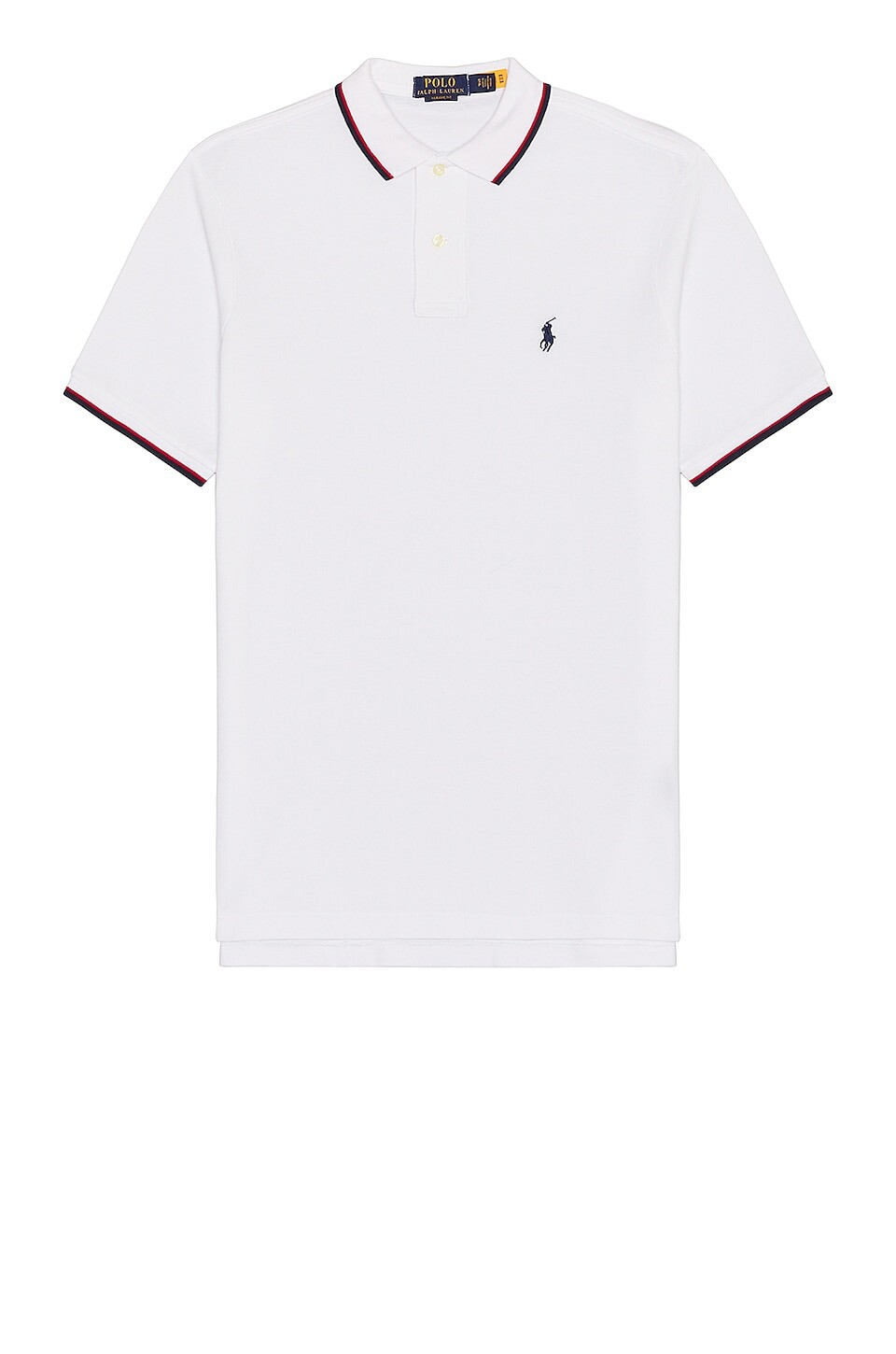 

Рубашка Polo Ralph Lauren Tipped Mesh Classic Polo, белый