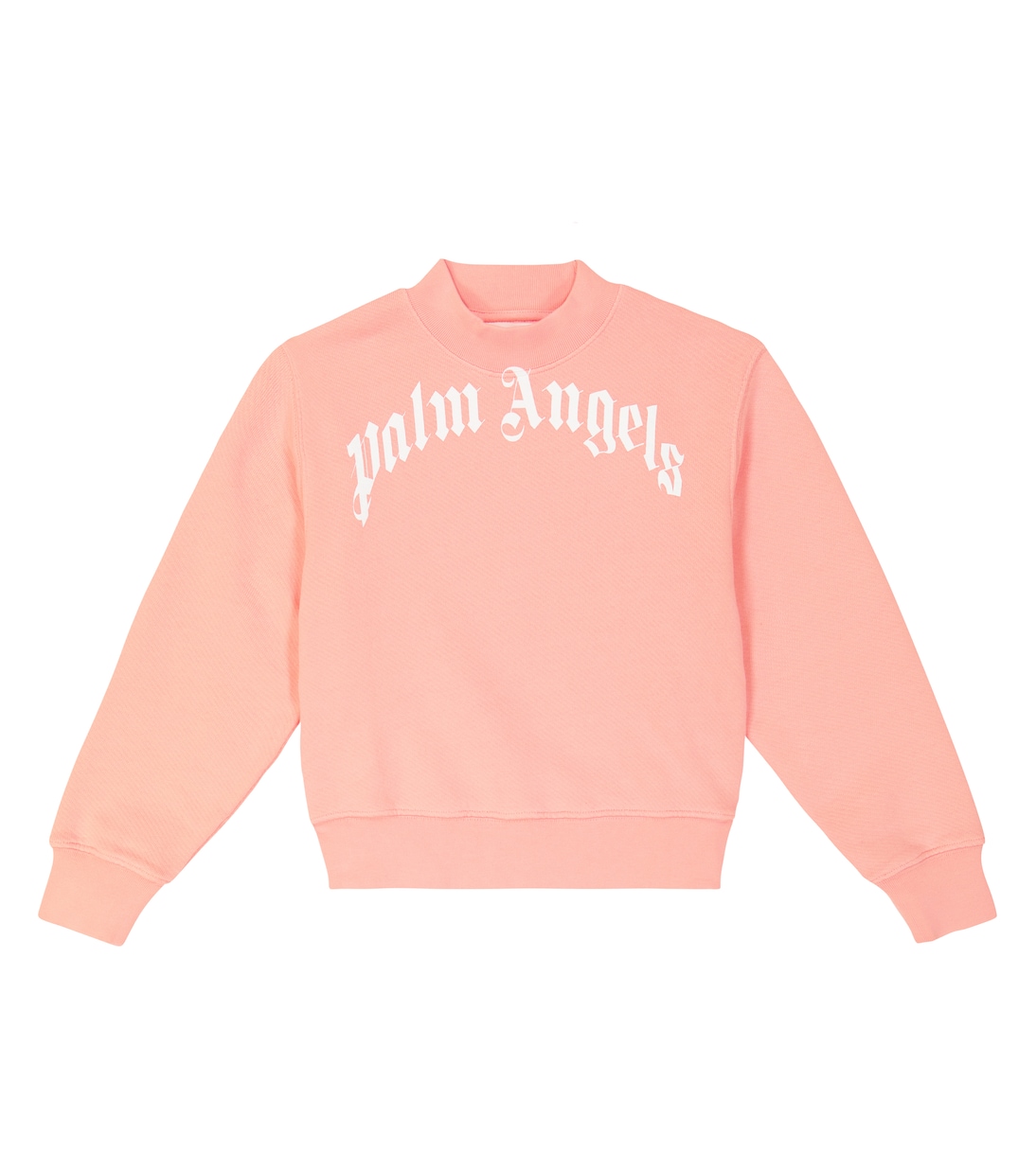 

Хлопковая толстовка с логотипом Palm Angels Kids, Pink White