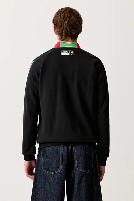 Олимпийка спортивная JFF A OG JK Adidas Originals, черный — фото 3