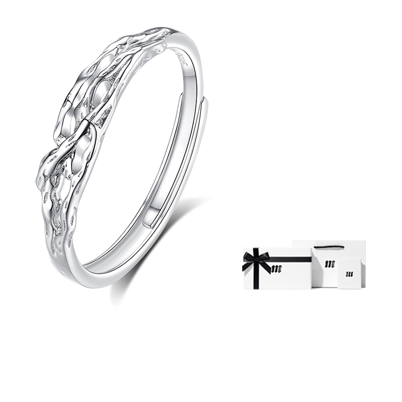 

MERCI ERDE Кольцо из серебра S925 унисекс серебристо-белое Merci&Merde