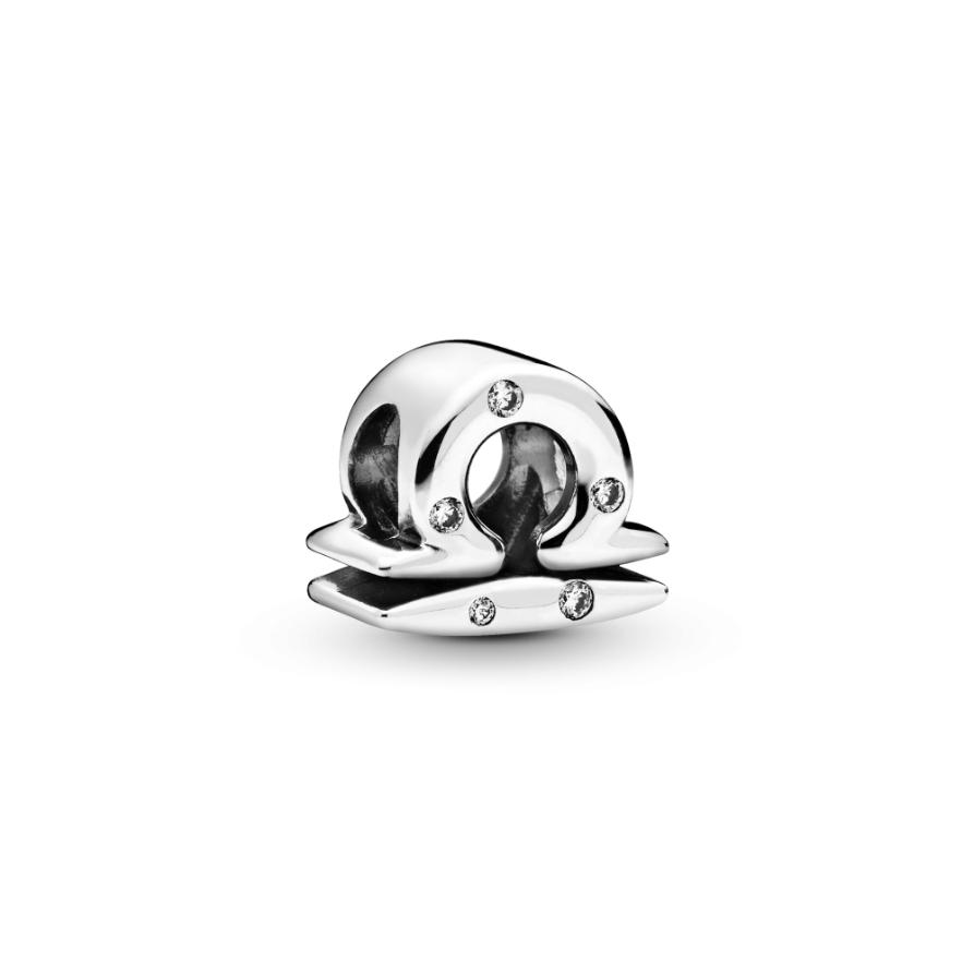 

Шарм Sparkling Libra Zodiac Pandora, стерлинговое серебро